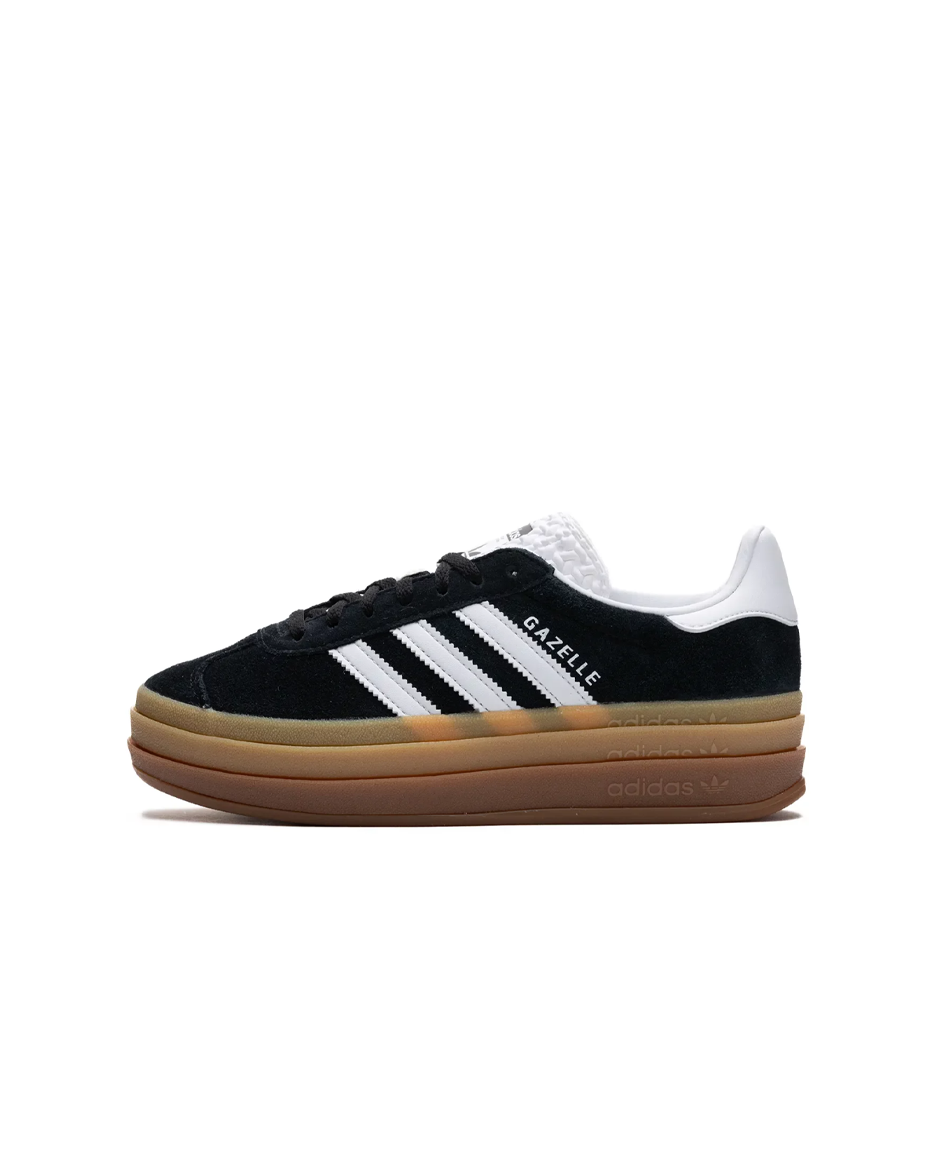 Adidas Gazelle Bold Black White Gum