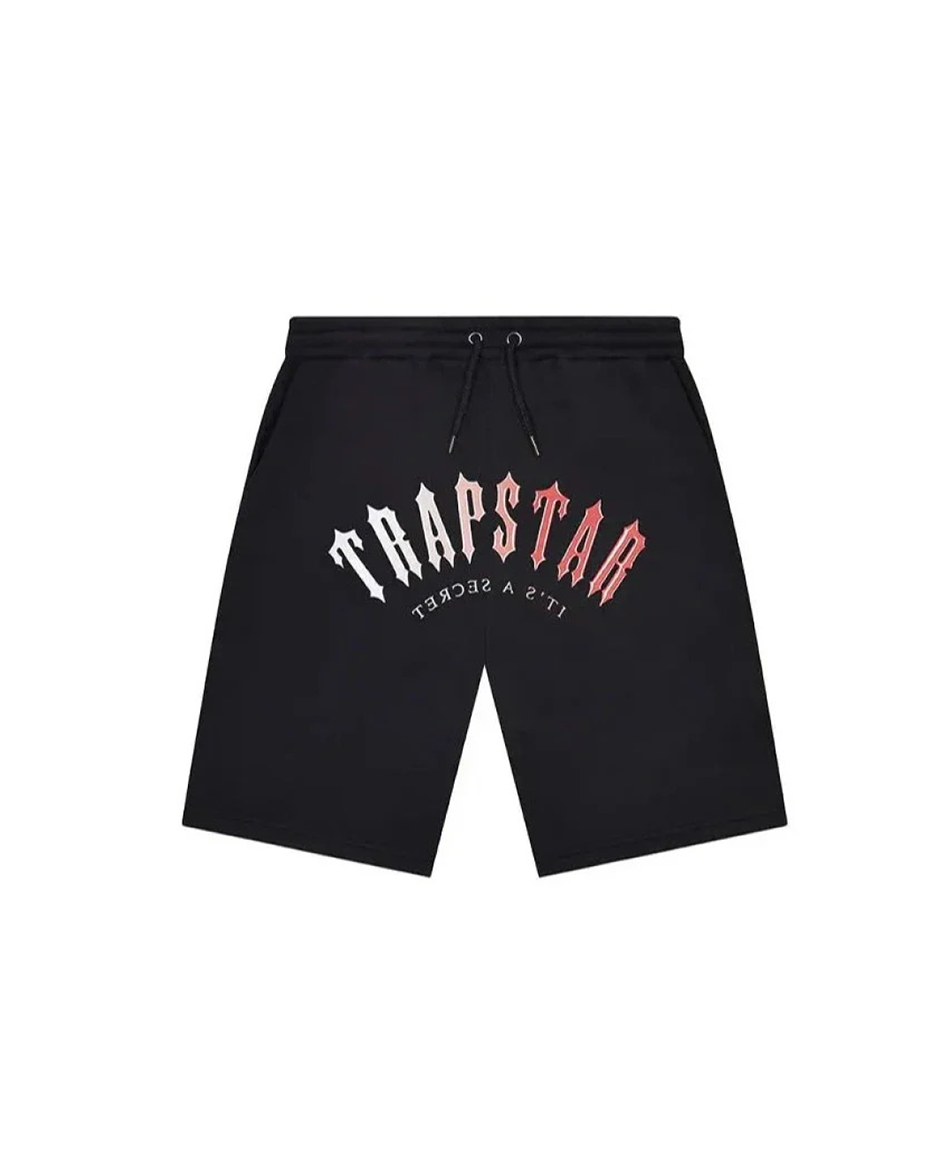 Trapstar Irongate Arch Gel Shorts (Black/Red)