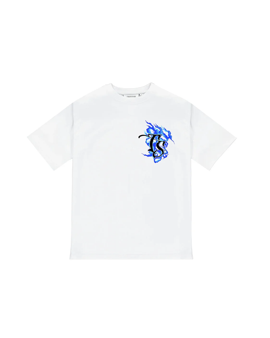 Trapstar Chrome Flame SS23 Tee (White)