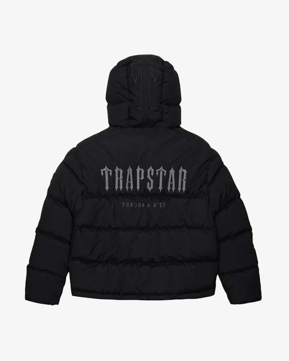 Trapstar Decoded 2.0 Hooded Puffer Jacket Black