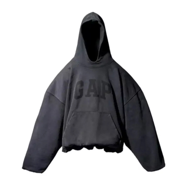 Yeezy Gap by Balenciaga Dove Hoodie Donda Washed Black