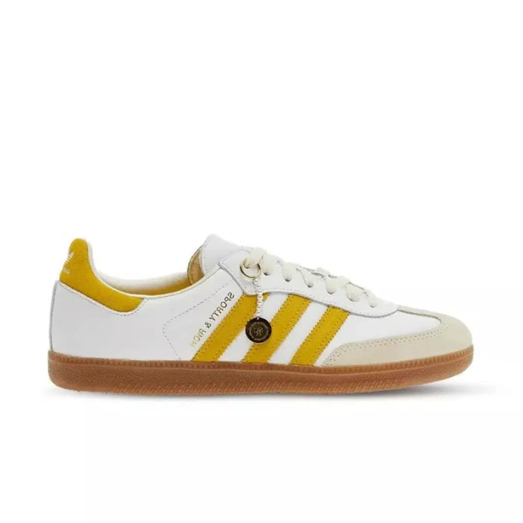 ADIDAS SAMBA SPORTY & RICH WHITE BOLD GOLD