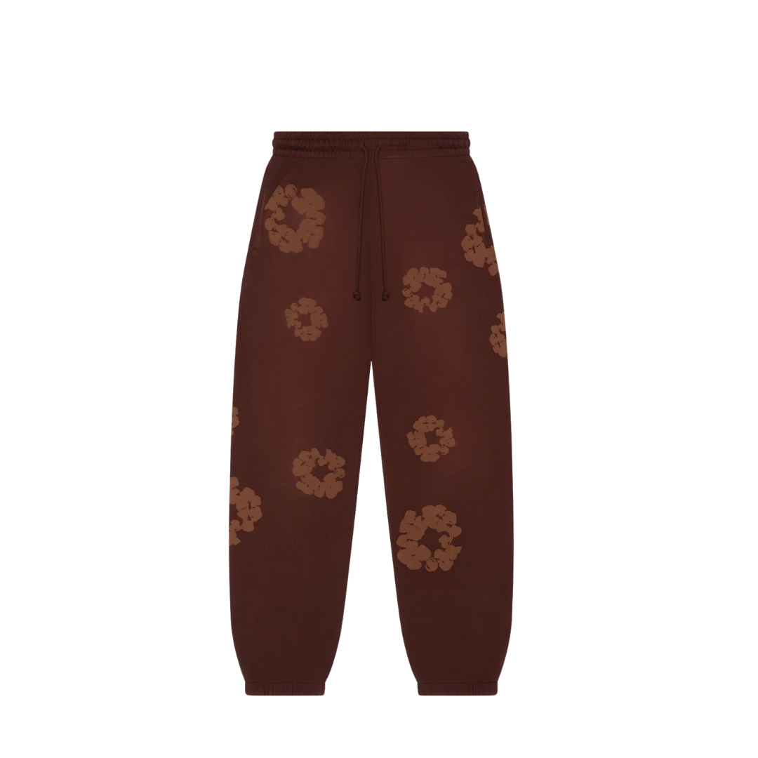 Spodnie Denim Tears Mono Cotton Wreath Sweatpants Brown