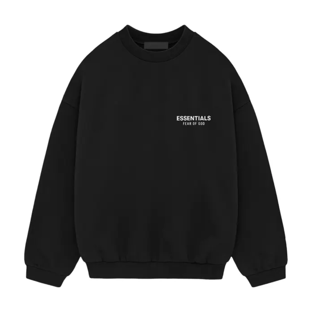 Bluza Fear of God Essentials Fleece Crewneck II Black