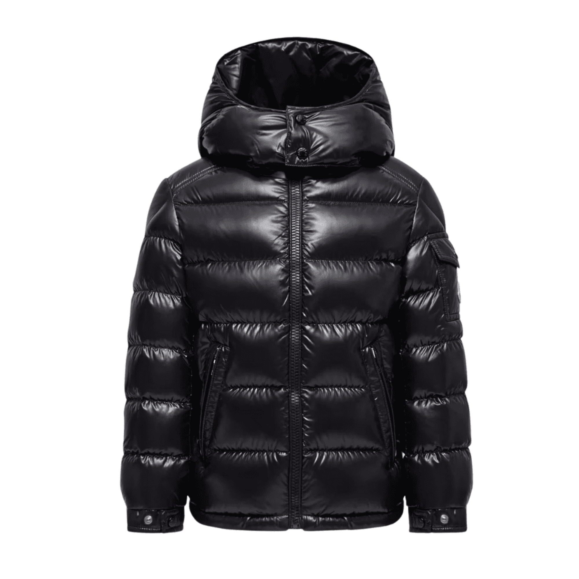 Kurtka Puchowa Moncler Maya Hooded Down Jacket (Czarna)