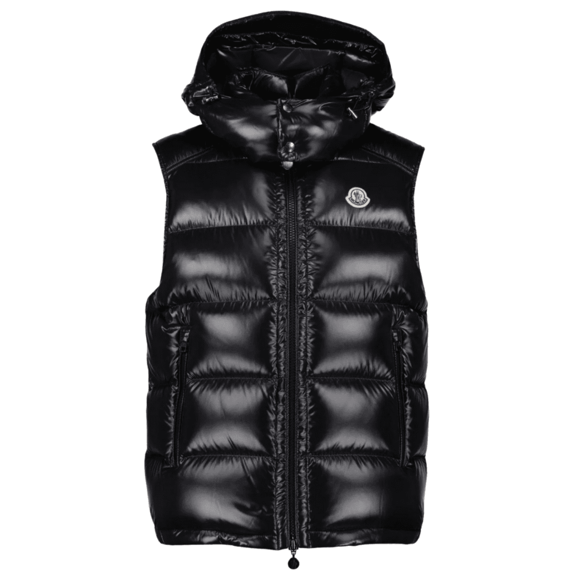 Kamizelka Puchowa Moncler Bormes Hooded Down Vest (Czarna)