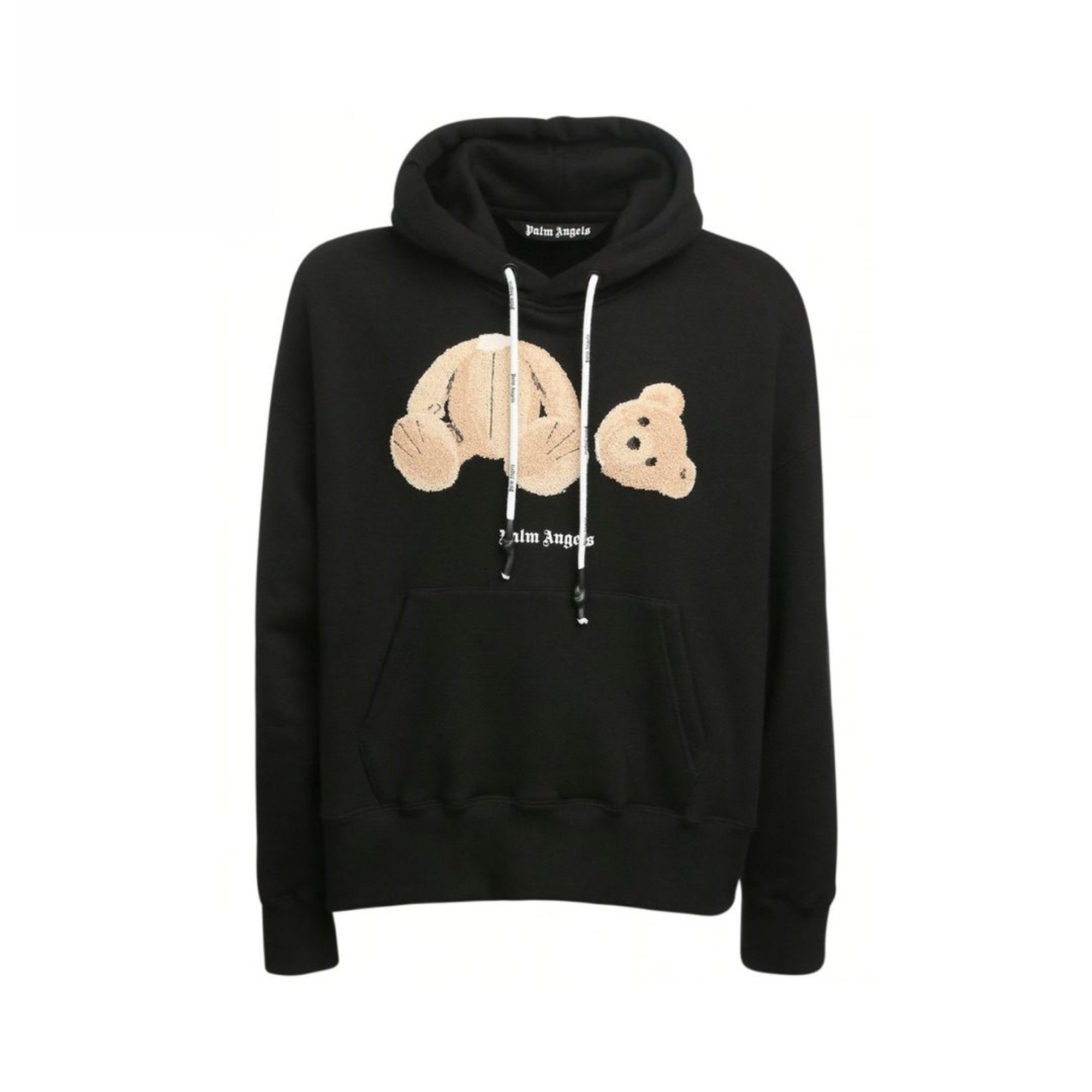 Palm Angels Hoodie Bear Black