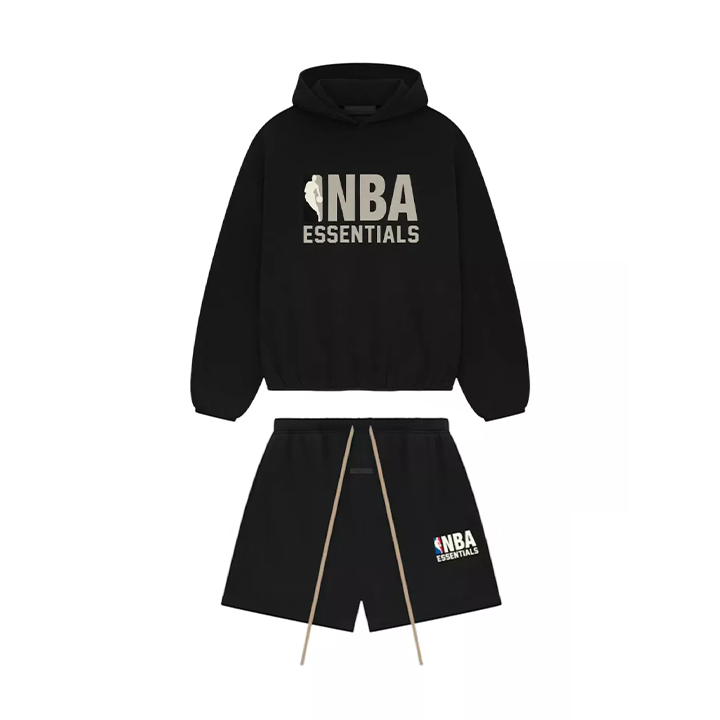 Komplet bluza + spodenki Fear of God Essentials NBA Black